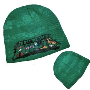 Boys Teenage Mutant Ninja Turtles Beenie Hat EUC